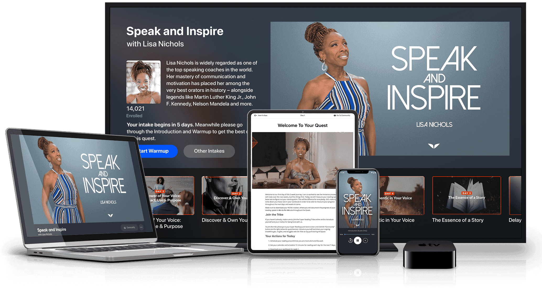 Speak & Inspire by Lisa Nichols — Mindvalley course
